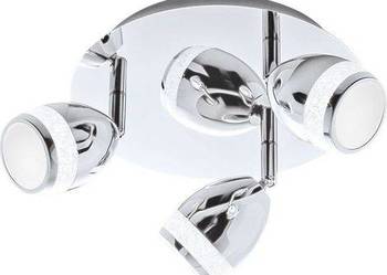 Lampa sufitowa LED, lampa łazienkowa, obrotowa i odchylana, Ø22 cm, 12 W, c