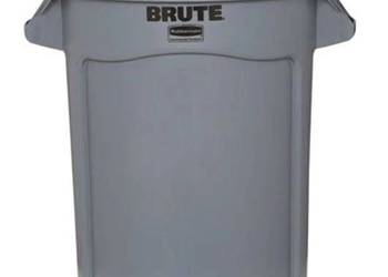 Kosz na śmieci Rubbermaid Brute 121 l, z otworem wentylacyjnym i pokrywką Kosz na śmieci Rubbermaid Brute 121 l, z otworem wentylacyjnym i pokrywką