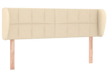Zagłówek uszak kremowy 147x23x78/88 cm tkanina WM-3117147