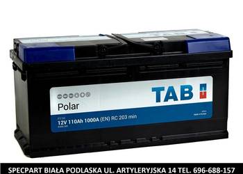 Akumulator 110Ah 1000A TAB POLAR S