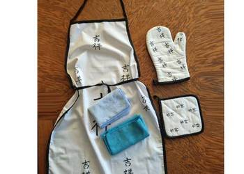 japoński fartuch kuchenny do gotowania rękawica kuchenna łapka