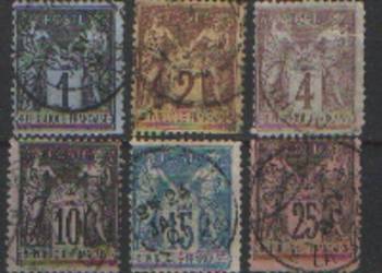 Zn. Francja Mi 68, 9, 71 - 4 kas 1877