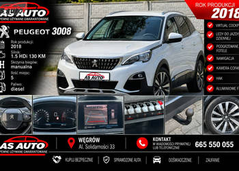 Peugeot 3008 1.5HDi 130KM Allure /Virtual/LED/Pod.Fotele/Półskóry/Navi/Alu…