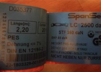 Pas mocujący 2,2m SpanSet 5t LC2500daN