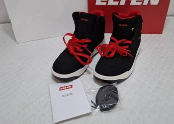 Buty robocze, przemysłowe Elten, Lakers black Mid, 45, 30cm, czarne (Obuwie