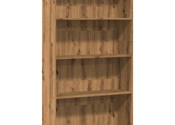 Regał dąb artisian 80x24x143 cm materiał drewnopochodny WM-857852