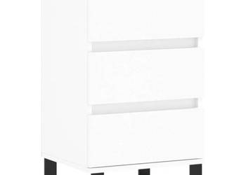 Komoda biała 40x35x70 cm materiał drewnopochodny WM-831100