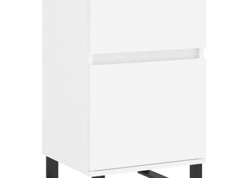 Komoda biała 40x35x70 cm materiał drewnopochodny WM-831164