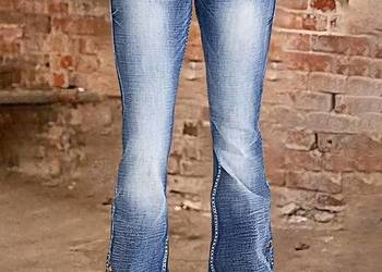 spodnie damskie z elastynem