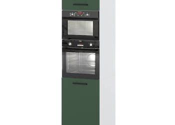 Szafka Kuchenna Słupek Modułowy Stojący Blande 60cm Biały Butelkowa Zieleń
