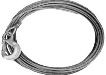 Lina stalowa z hakiem Rema, 5 mm x 15 m 2221005