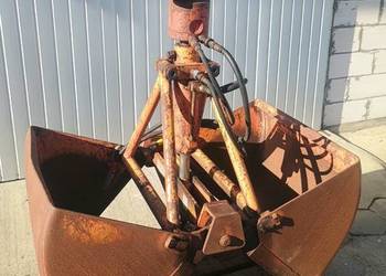 chwytak hydrauliczny czerpakowy z rotatorem, przeładunkowy, łyżka czerpak