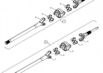 New Holland T6090 T6070 Wałek długi 47492123