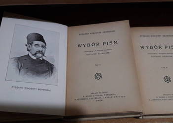 WYBÓR PISM,T.1-2 -R. W. BERWIŃSKI- Lwów 1913,opr., cudo