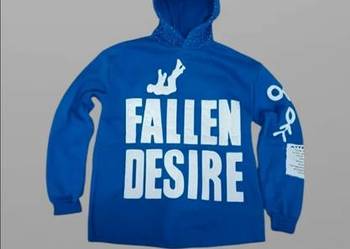 Bluza Fallen Desire Oversize L – Streetwear, Mocny Print, Unikatowy Styl