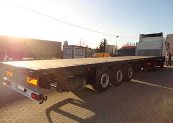 Zestaw PLATFORMA NACZEPA transport WSPÓŁPRACA. ZAPRASZAM.