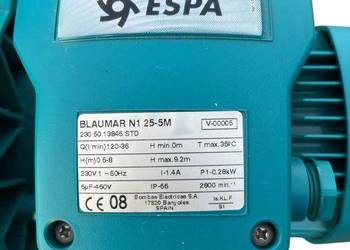 Pompa do Basenu ESPA 7200l/h, 0.28kW, 2800obr/min, 230V, Nowa