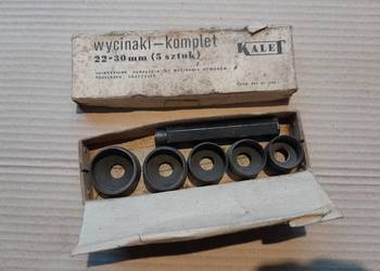 Stare wycinaki PRL komplet 22-30 mm 5 sztuk retro vintage zabytek PRL