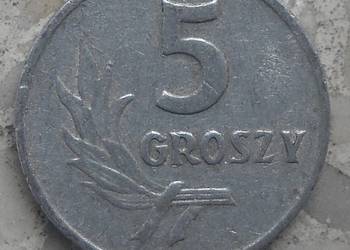 POLSKA-5 GROSZY-1962 r (b.z.)-AL-