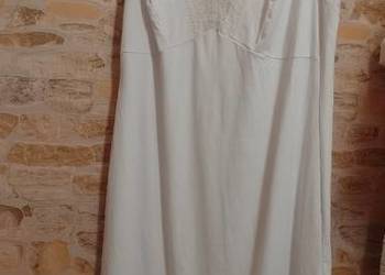 (42/XL) Dunnes Stores/ Ekskluzywna, biała halka pod sukienkę z Londynu