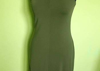 Sukienka - khaki dzianina - 40 L biust 90-100 cm Pepe jeans