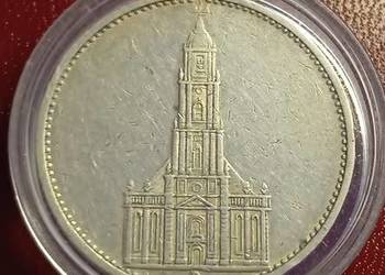 Niemcy III Rzesza - 5 Marek 1934- D - Kościół Garnizonowy