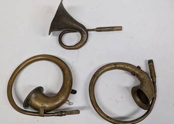 Trąbki sygnały klakson zabytkowe samochodowe motocyklowe mosiężne Trąbki sygnały klakson zabytkowe samochodowe motocyklowe mosiężne