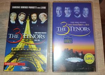 Dwie kasety VHS "The 3 Tenors live"