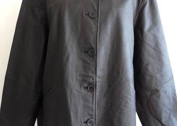 Kurtka Skórzana 100% Naturalna Skóra Klasyczny Fason Długa Milan Leather