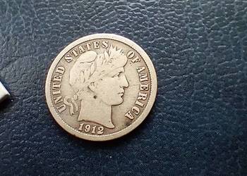 Stare monety 1 dime 1912 USA srebro