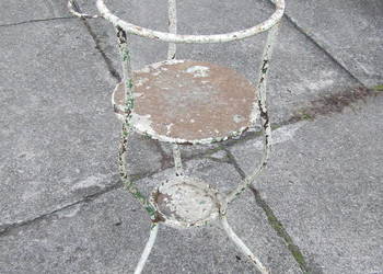 STARA MIĘDZYWOJENNA TOALETKA UMYWALKA METALOWA # 1