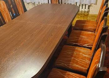 Stół Rodzinny plus 12 krzeseł rozsuwany