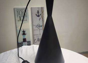 Designerska lampa wisząca Loft | Czarny Stożek | Styl Tom Dixon Beat Tall