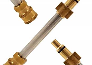 Lanca Szybkozłączka 1/4" QC | 16 cm, 4000 PSI, Mosiądz