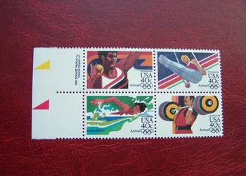 USA 1983 MNH Mi. 1622/25 Sport Olimpiada Los Angeles 84