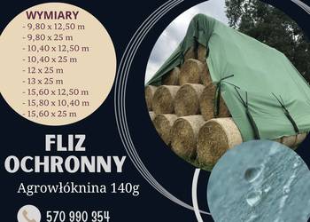 Fliz na słomę, siano, przykrycie STERTY, stogów na BELKI, plandeka