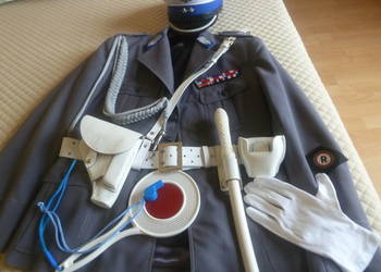 Mundur Młodszego. Oficera Milicja - epoka PRL,