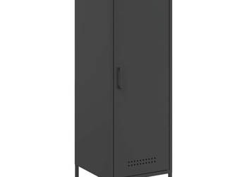 Szafka czarna 36x39x113 cm stal WM-843006