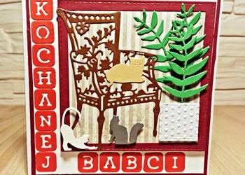 Kartka na Dzień Babci ręcznie robiona