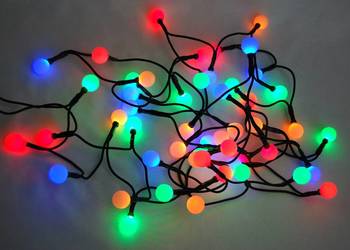 Lampki choinkowe Cortina 50 LED multicolor girlanda kulki