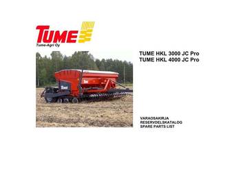 TUME HKL3000 JC Pro HKL4000 JC Pro katalog części PL siewnik