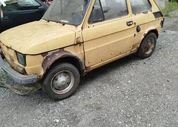 Karoseria Fiat 126p na części 1977