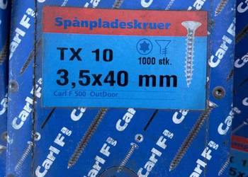 NIŻSZA CENA Wkręty 3,5x40 TORX TX10 - ocynk - 1000 sztuk - NOWE