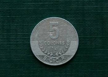KOSTARYKA - 5 colonów, 2008r