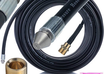 Wąż do Czyszczenia Kanalizacji 40m – M22, 160 bar, 60°C | Teflon