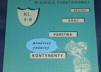 Geografia książka pomocnicza do nauki w szkole podstawowej.
