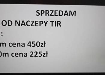 Plandeki od naczepy Tir