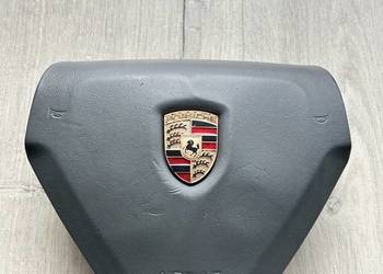 Oryginalny Front airbag poduszki kierowcy Porsche 997 kolor szary skóra