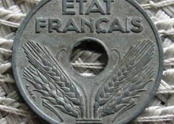 Francja 20 Centimos 1941r---Cynk