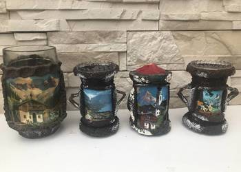 Handmade ręcznie robione dzbanki wazonik kufel swieca